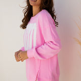 XOXO Pink Oversize Sweatshirt