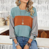Color Block Stripe Top