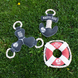 Best Rescue Ever - 10" Canvas Dog Toy On Rope