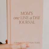 Mom's One Line A Day Leather Journal