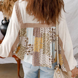 Floral Patchwork Long Sleeve Top