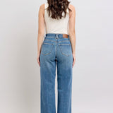 Judy Blue Star Front Wide Leg Jean