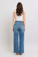 Judy Blue Star Front Wide Leg Jean