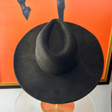 Wide Brim Suede Hat