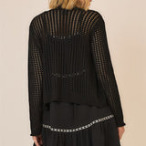 Open Knit Cocoon Cardigan