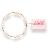 Beaded Blondes ILY Coastal Pearl Bracelet