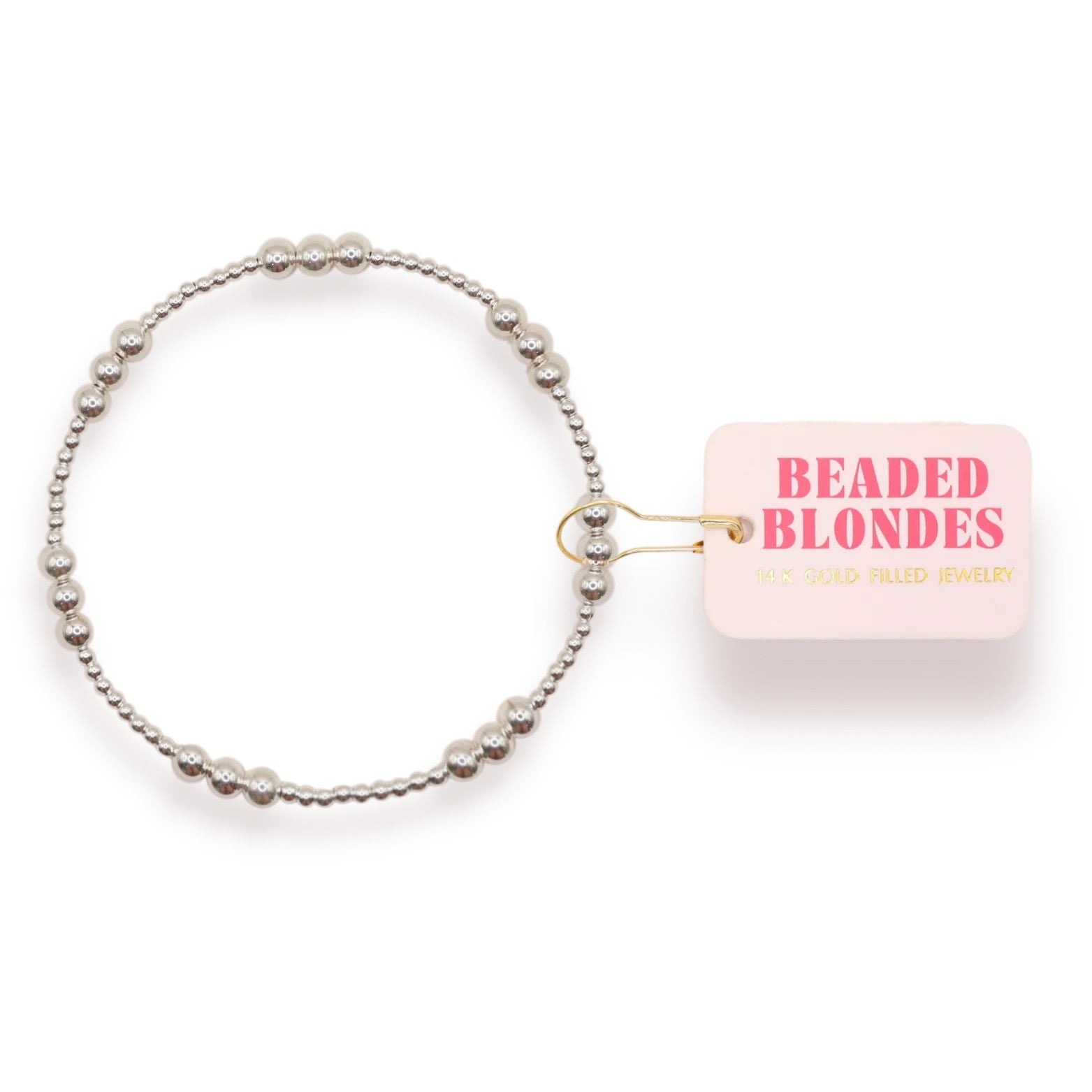 Beaded Blondes ILY Bracelet