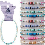 Shell Disc On Cord Anklet