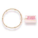 Beaded Blondes Olive Bracelet