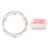 Beaded Blondes Pearl Poppi Bracelet