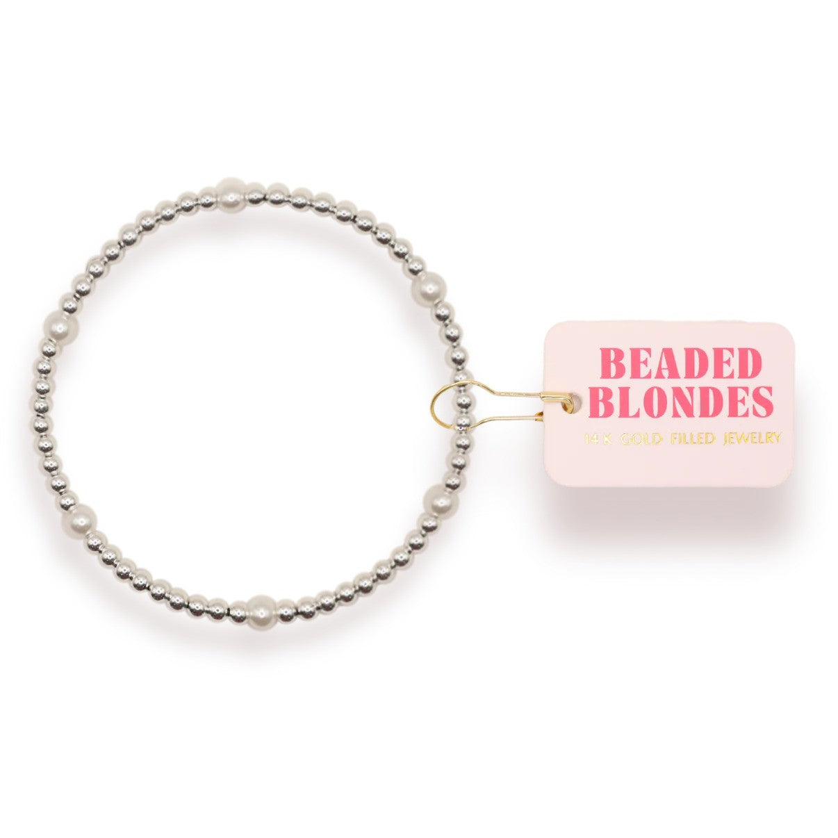 Beaded Blondes Madi Pearl Bracelet