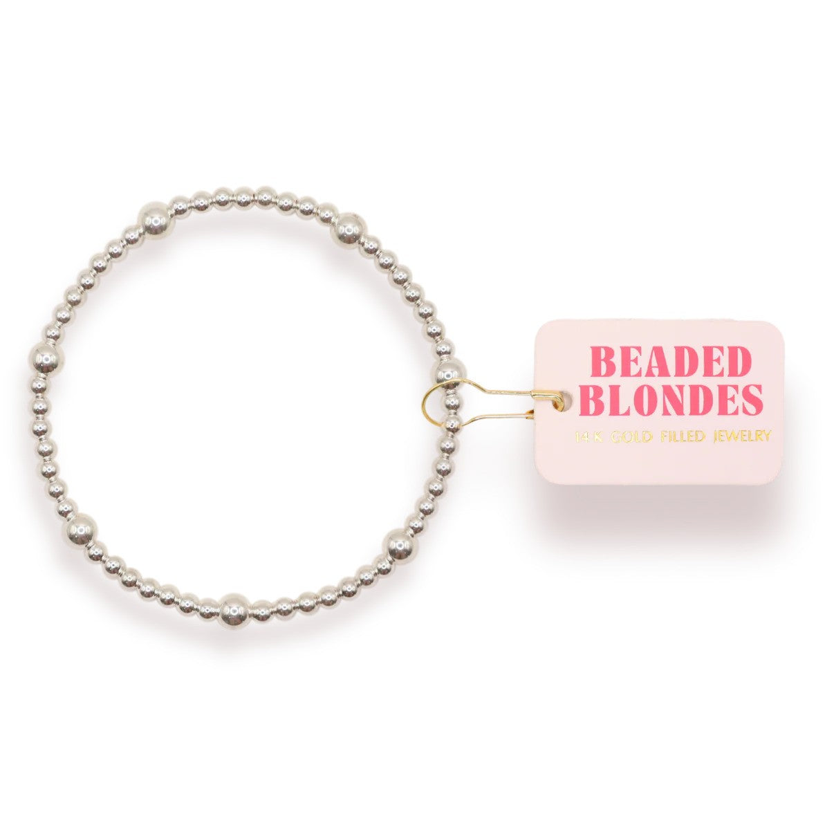 Beaded Blondes Olive Bracelet