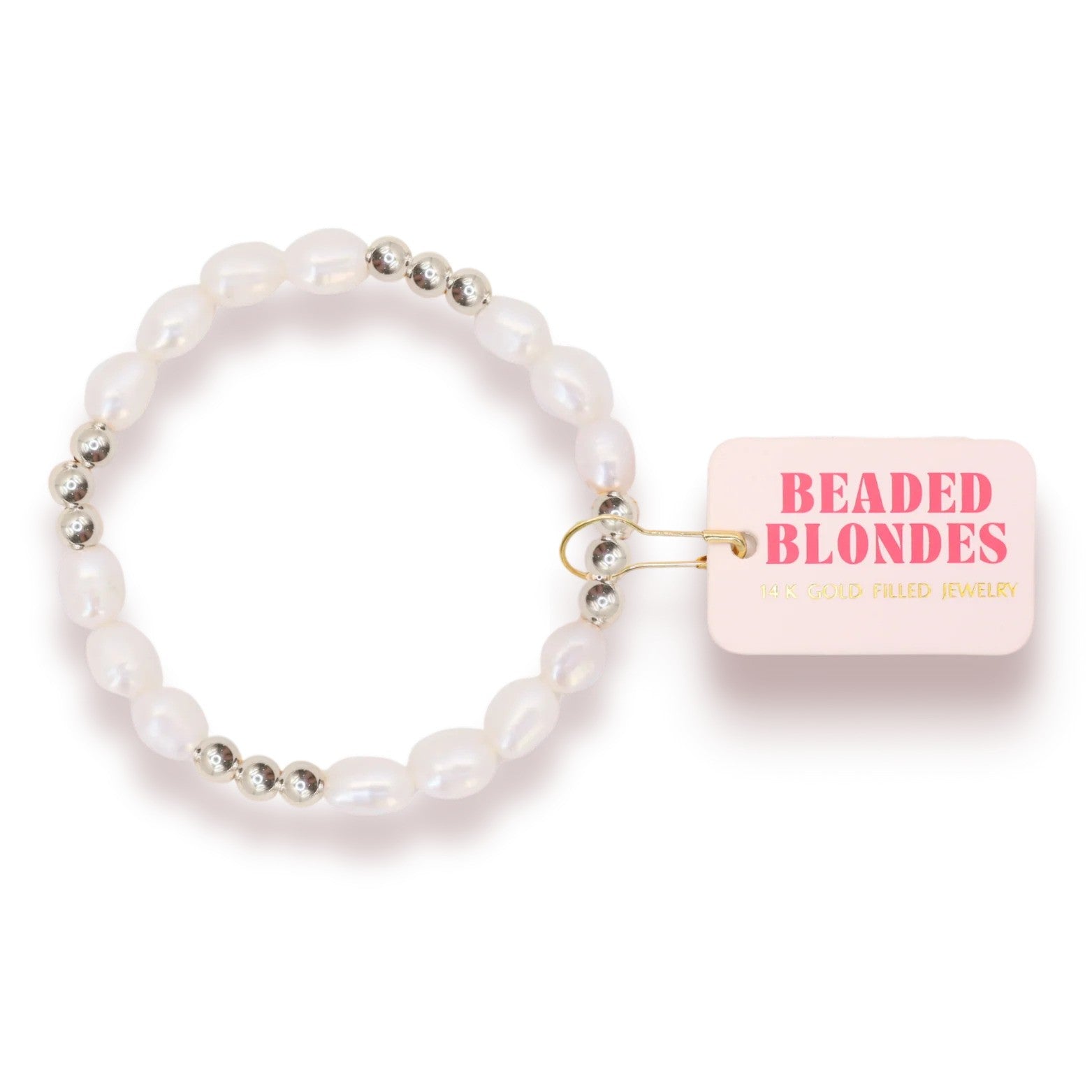 Beaded Blondes Willow Pearl Bracelet