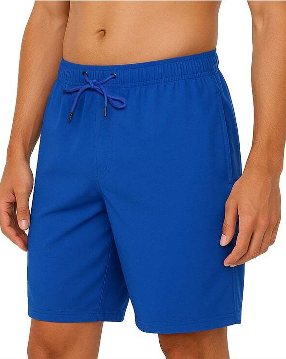 Men's Solid 3 Pocket Swim Trunk