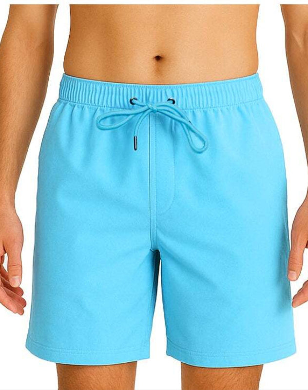 Men's Solid 3 Pocket Swim Trunk