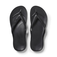 Archie's Flip Flops Unisex 🩴 - Black / 4