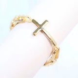 Amelia Link Large Cross Bracelet