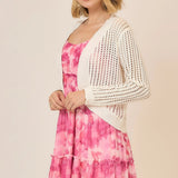 Open Knit Cocoon Cardigan