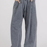 Pull On Barrel Pants