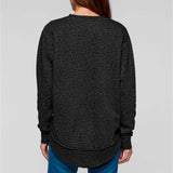Black Leopard Tone on Tone Sweatshirt