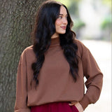 Mock Neck Sweatshirt