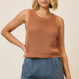 Sleeveless Knit Top