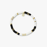 Pura Vida Black & White Stretch Bracelet
