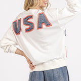 American Flag Sweatshirt