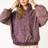 Floral Print Hoodie
