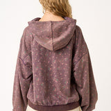Floral Print Hoodie