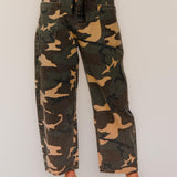 Baggy Fit Mid Rise Camouflage Jeans