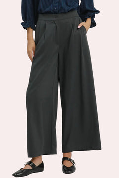 Pleated Wide Leg Pants
