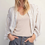 Stripe Button Down Shirt
