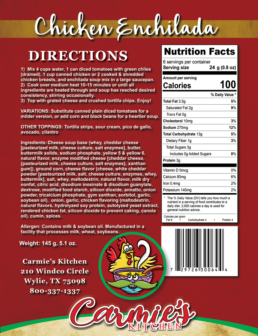 Carmie's Kitchen Soups