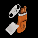Anchor & Barrel Cigar Holder w/Cutter