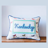 Kentucky Horses Pillow