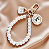 Pearl Seashell Bag Charm Keychains