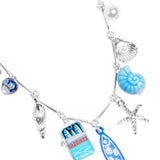 Mediterranean Coastal Charm Station Necklace