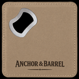 Anchor & Barrel Coaster with Opener