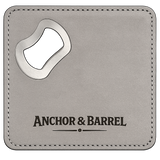 Anchor & Barrel Coaster with Opener