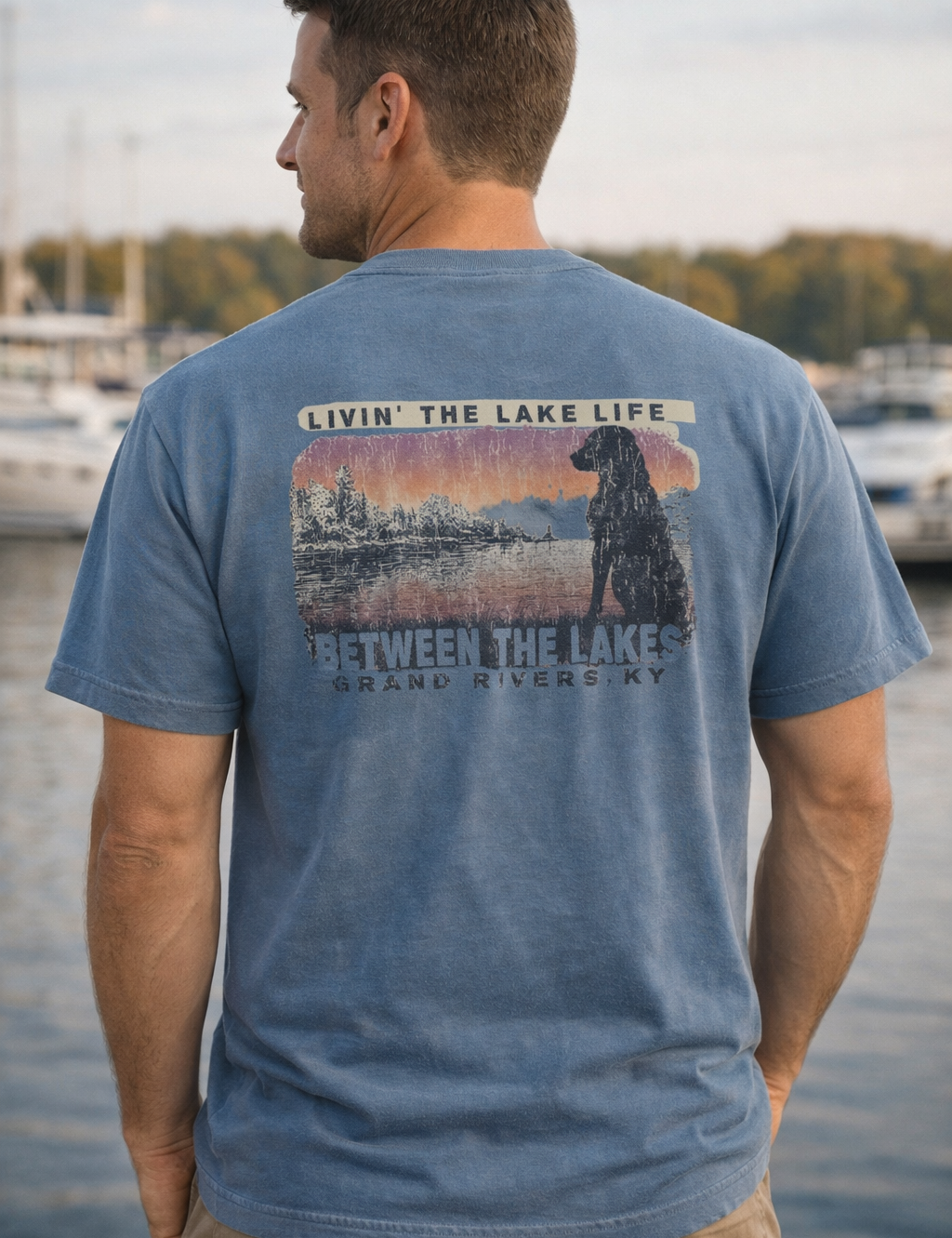 Livin' The Lake Life Between the Lakes Tee