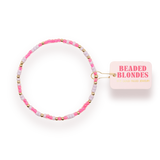 Beaded Blondes Hot Pink & Lilac Sprinkle Bracelet