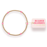 Beaded Blondes Hot Pink Poppi Bracelet