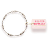 Beaded Blonde ILY Braclet