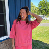 Mineral Washed French Terry Top