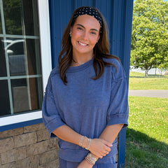 Mineral Washed French Terry Top