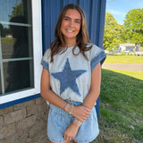 Star Denim Top