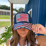 Bling Denim Americana Hat