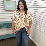 V-Neck Leopard Top