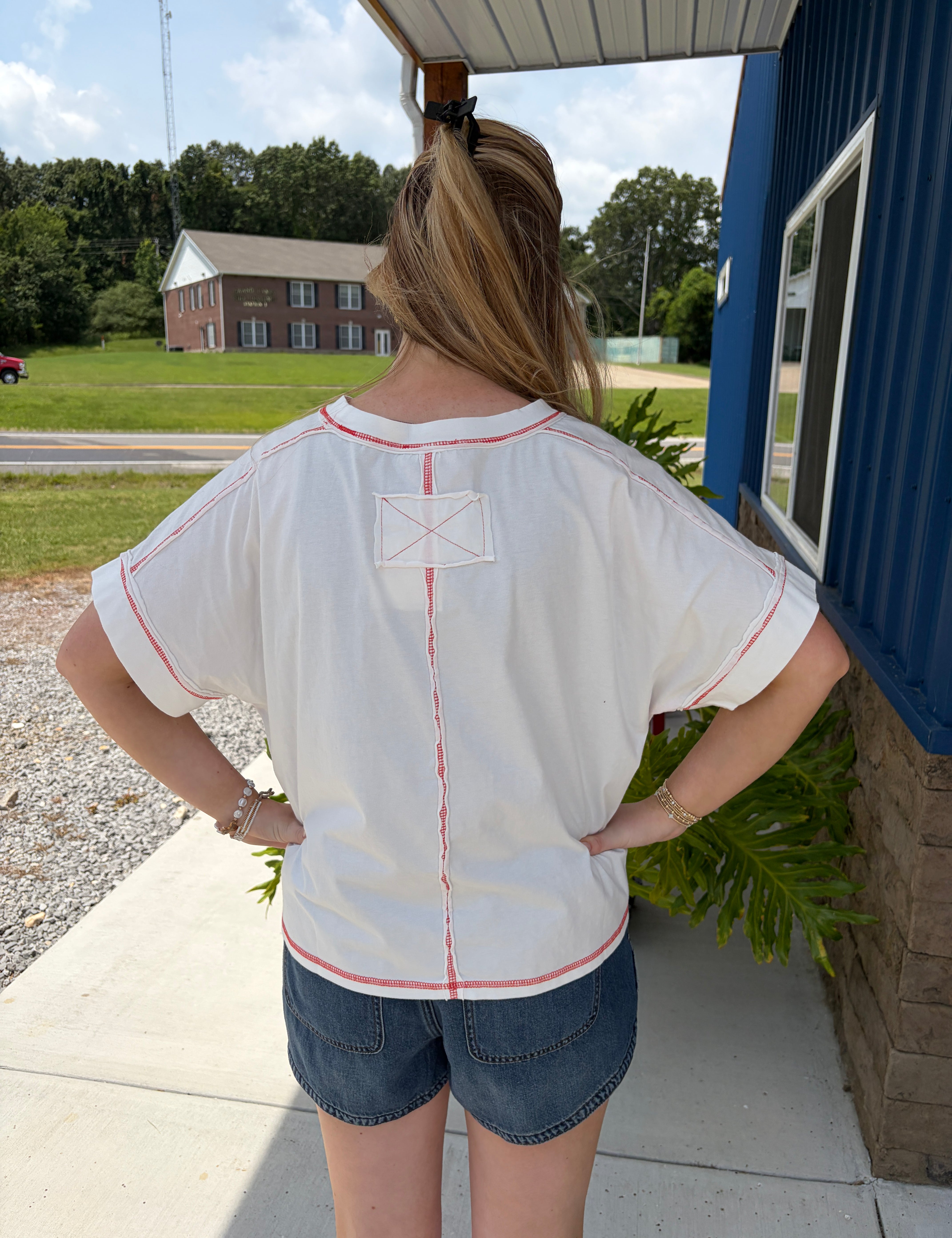 USA Patchwork 250th Top